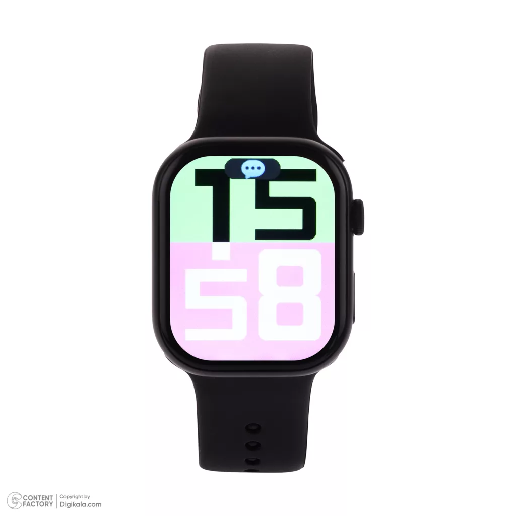 ساعت هوشمند 45 میلی‌متر مدل T100 MAX بند سیلیکون