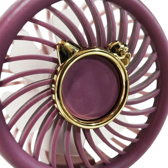 پنکه شارژی مدل فانتزی پایه دار کد 195