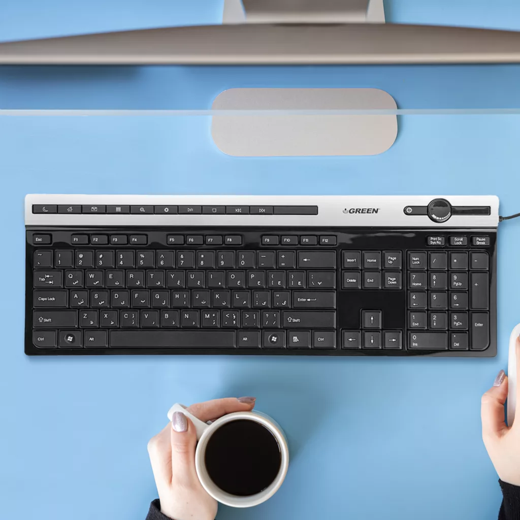 کیبورد گرین مدل GK-503، سوییچ ممبران، Full-Size