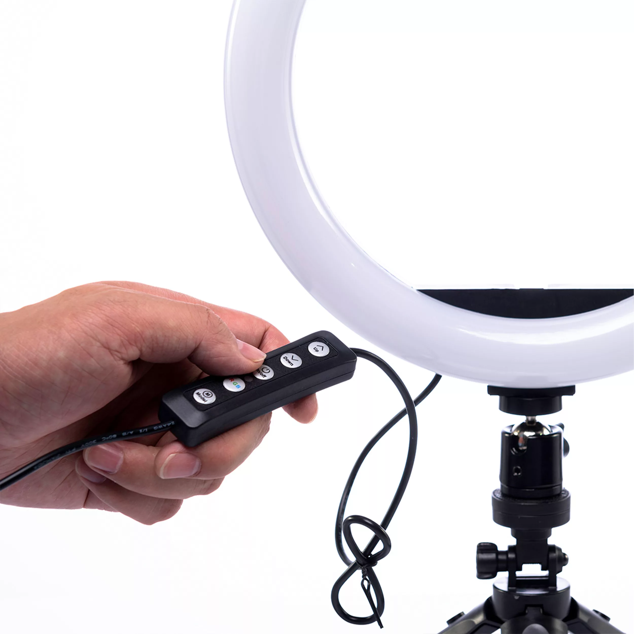 رینگ لایت مدل LJJ-30 RGB-30cm