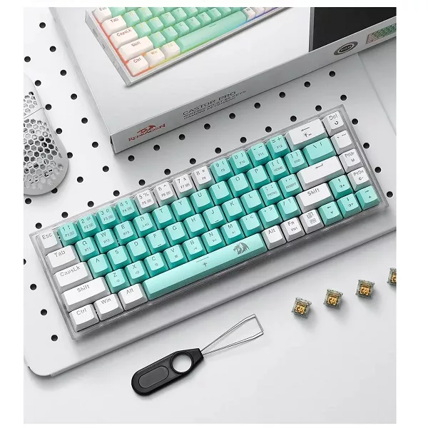 کیبورد مخصوص بازی ردراگون مدل Castor Pro K631RGB-PRO-GW