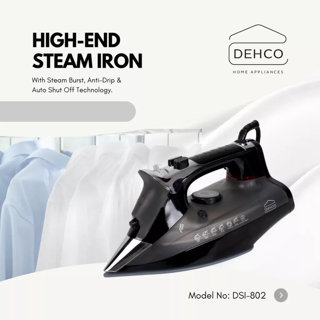 اتو بخار 1200 وات دکو مدل DSI-802