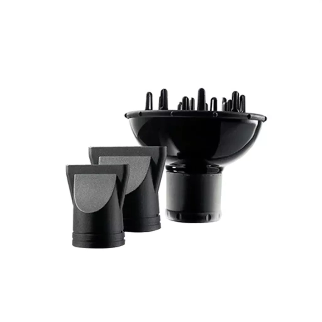 سشوار حرفهای پروویو مدل PW-3111، موتور AC با توان مصرفی 2300 وات، دارای قابلیت باد سرد، فناوری تولید یون، صفحه نمایش، با حالت حجمدهنده و صافکننده، وزن 700 گرم، تنظیم حرارت 3 حالته و کنترل سرعت 2 حالته، به همراه سری متمرکزکننده پهن و باریک