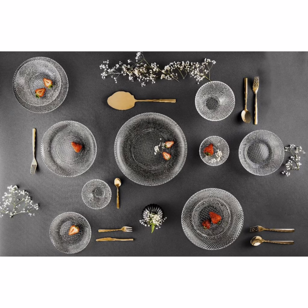 سرویس غذاخوری 33 پارچه 6 نفر نوری تازه مدل پیکسل کد NT20002100T