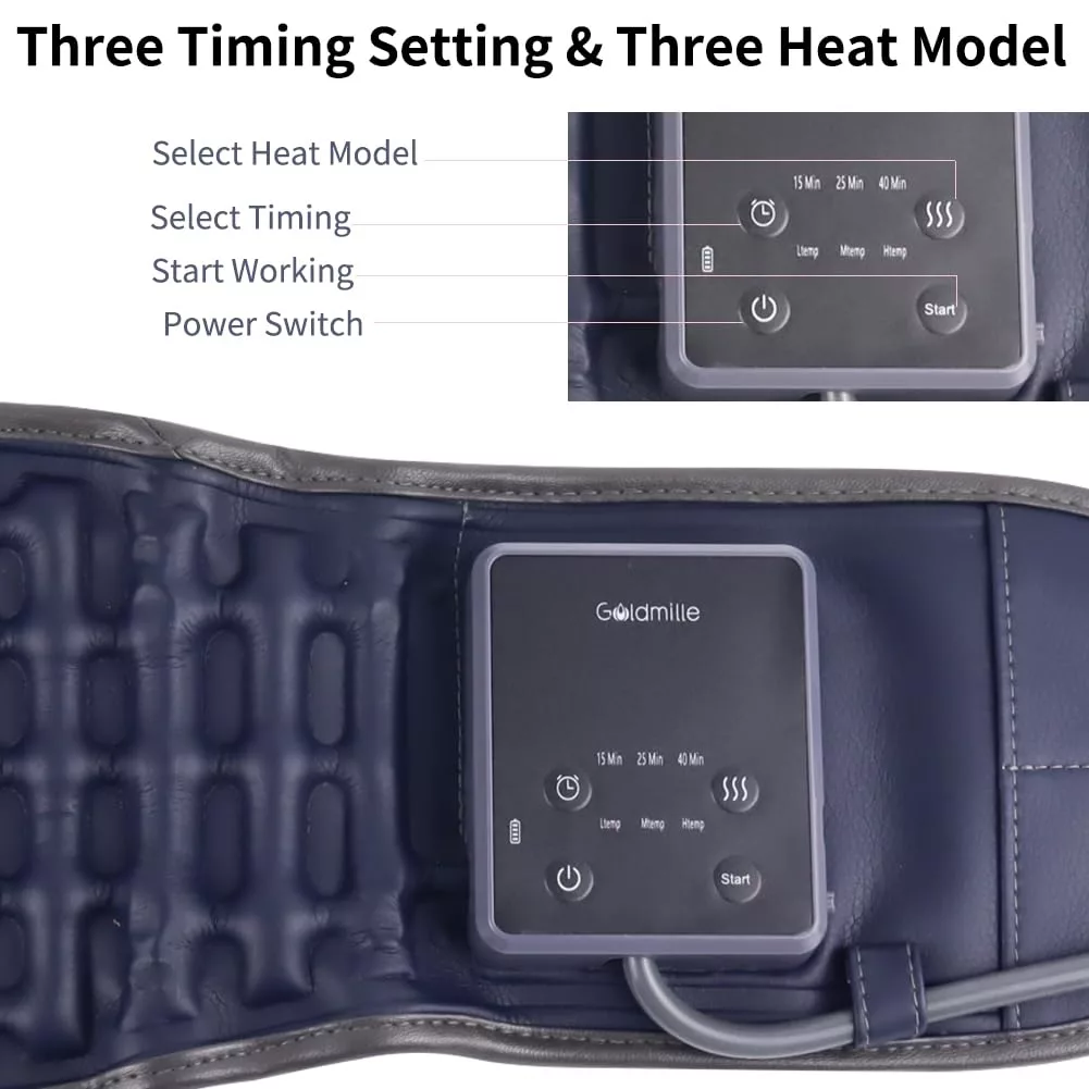 ماساژور برقی کمر گلدمیل مدل Glsb519