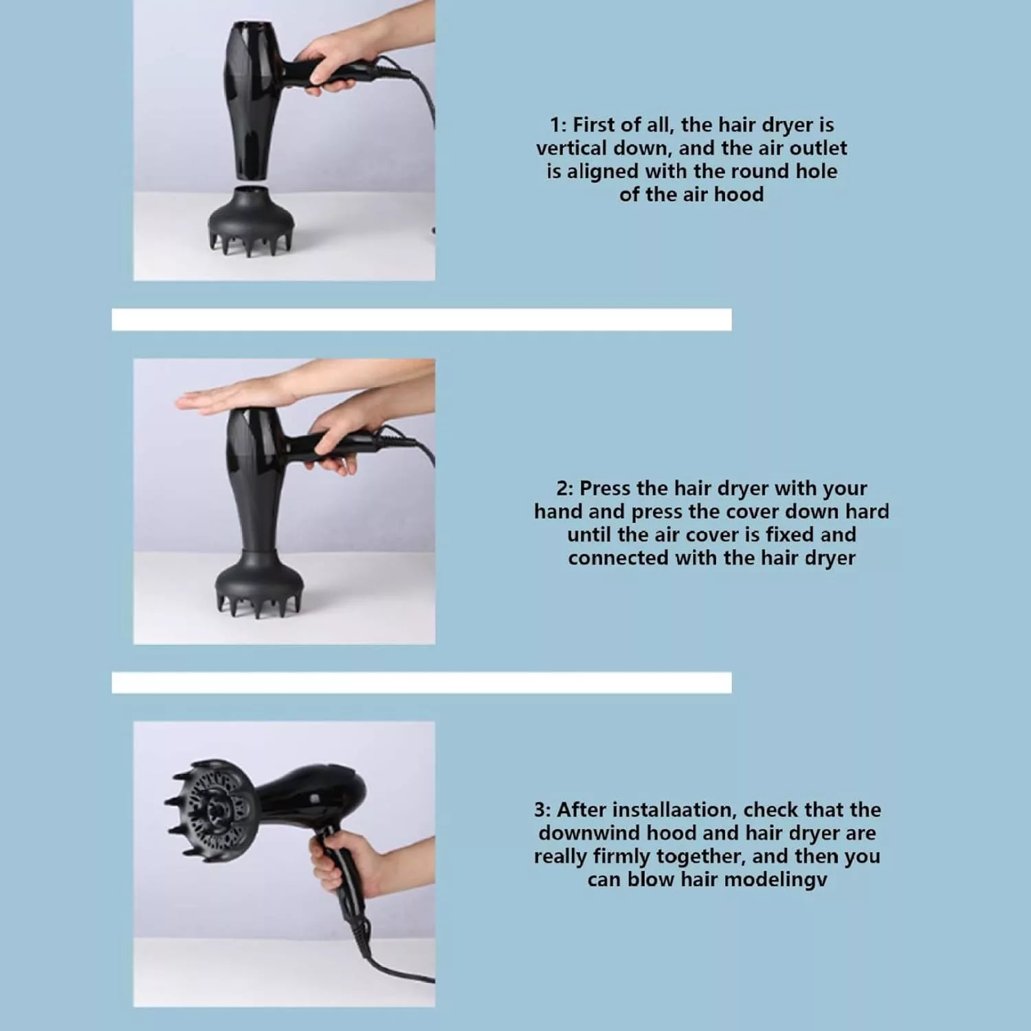 دیسپانسر سشوار مدل 2025