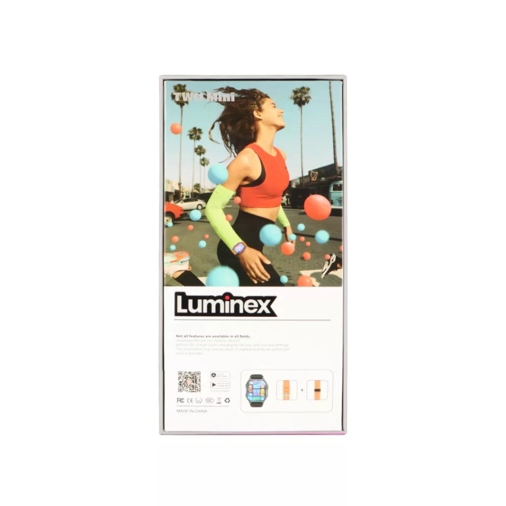 ساعت مچی هوشمند ۱.۷۵ اینچ لومینکس مدل TW11 mini با دو بند سیلیکونی