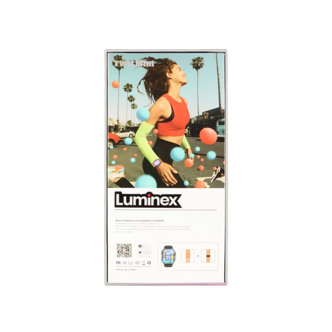 ساعت مچی هوشمند ۱.۷۵ اینچ لومینکس مدل TW11 mini با دو بند سیلیکونی