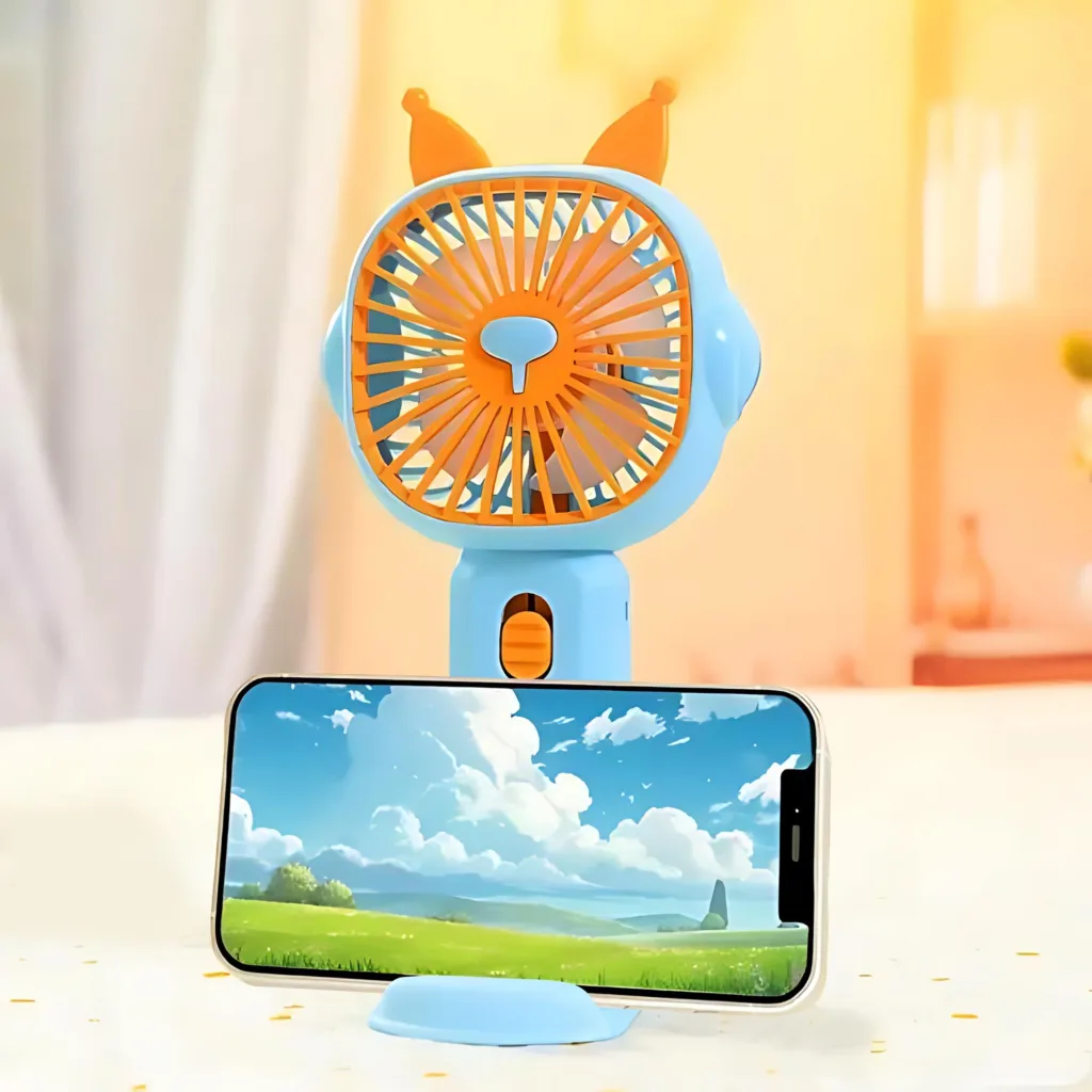 پنکه دستی مدل رباتی ظرفیت 600 میلی آمپر