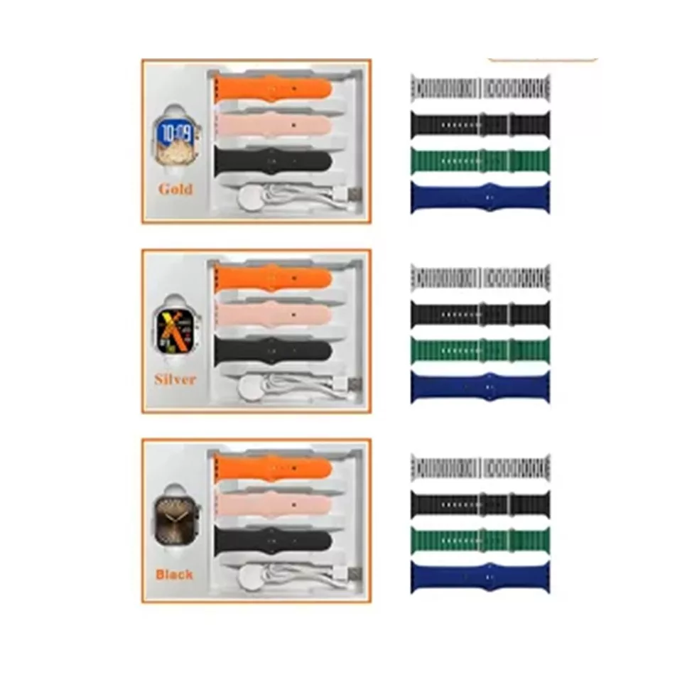 ساعت هوشمند 49 میلی‌متری مدل KW31 ULTRA3 با بند فلزی