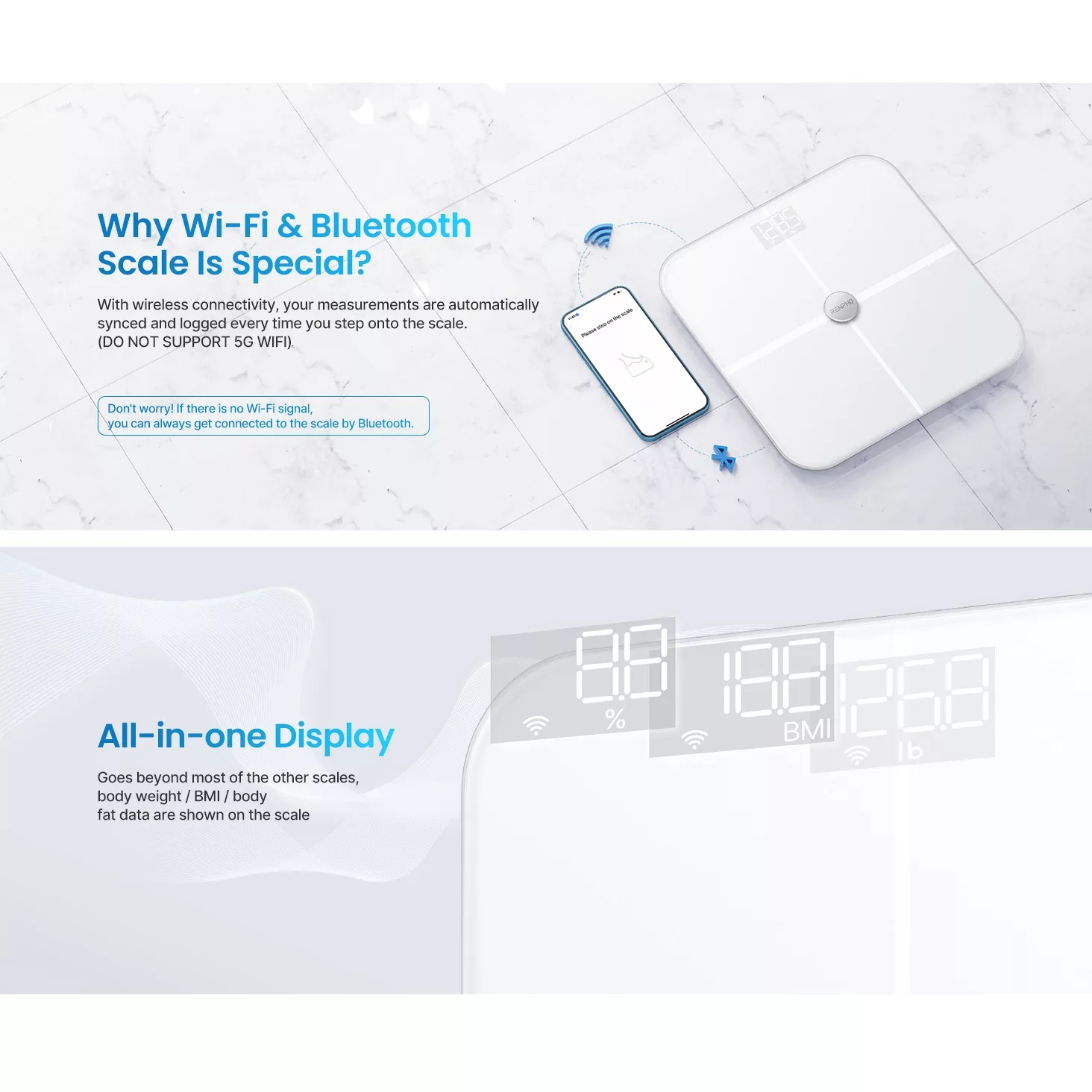 ترازو هوشمند رنفو مدل ES-BR001