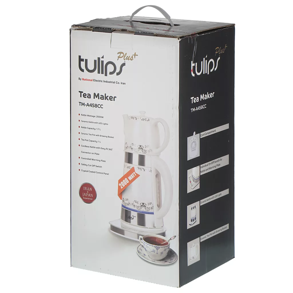 چای ساز تولیپس مدل TM-A458CC