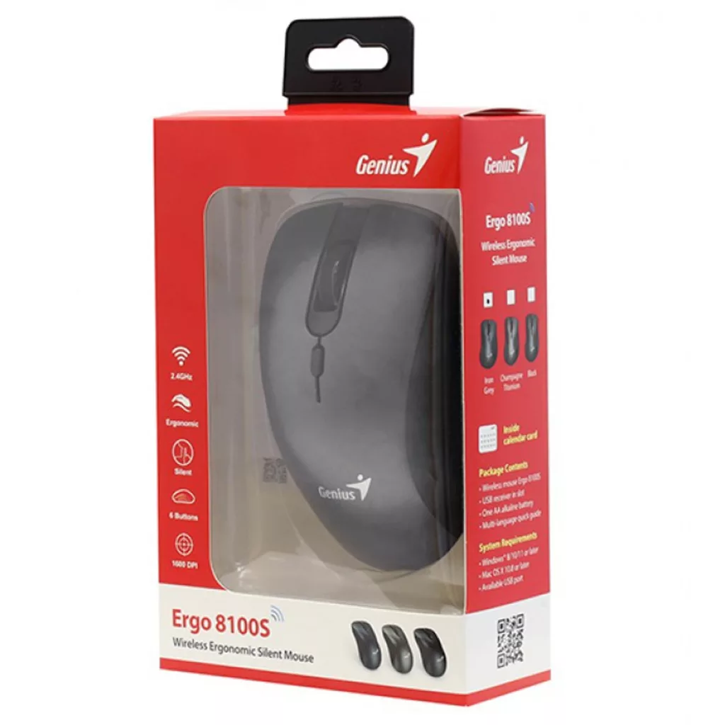 ماوس بی سیم جنیوس مدل Ergo 8100S
