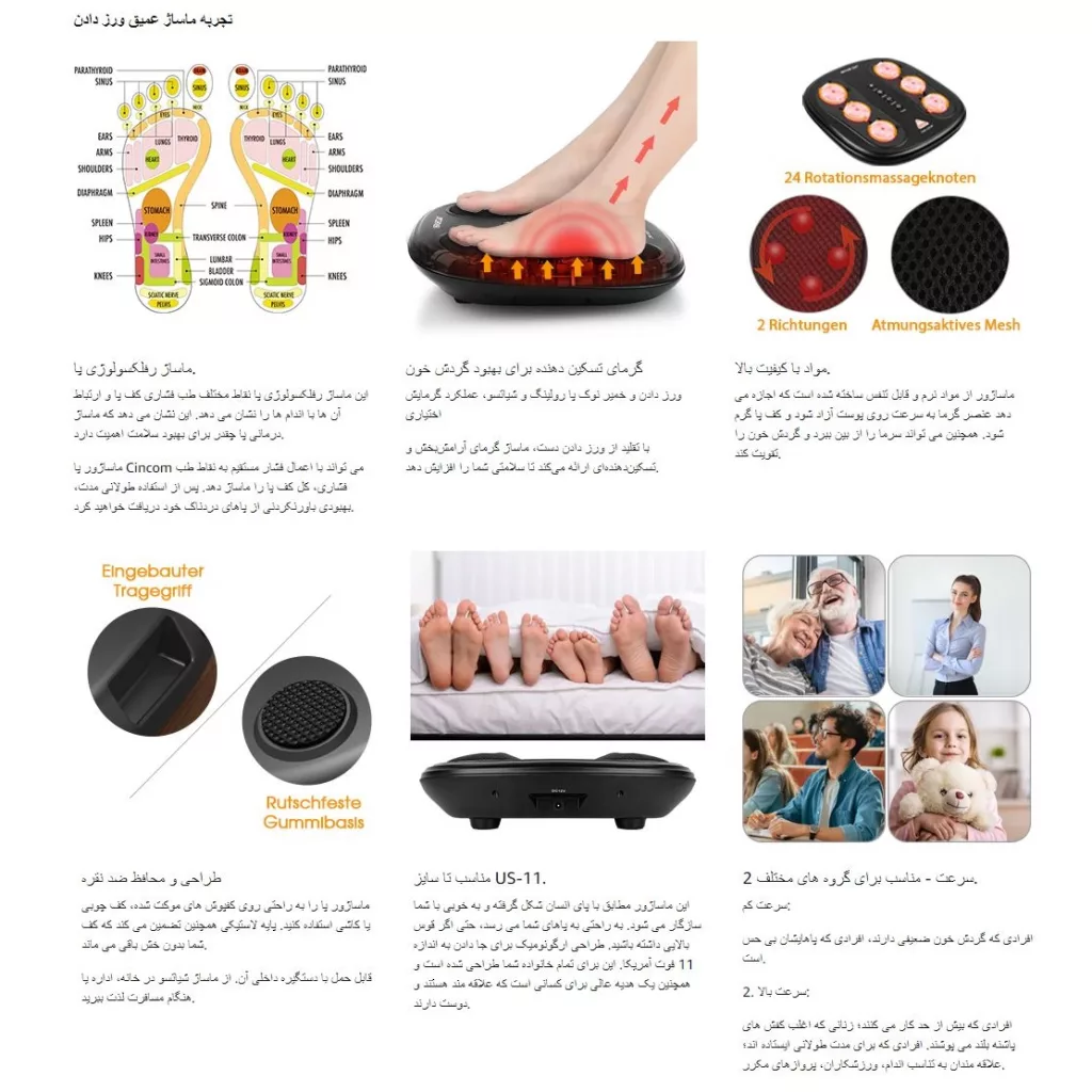 ماساژور پا سنتکام مدل CM003F