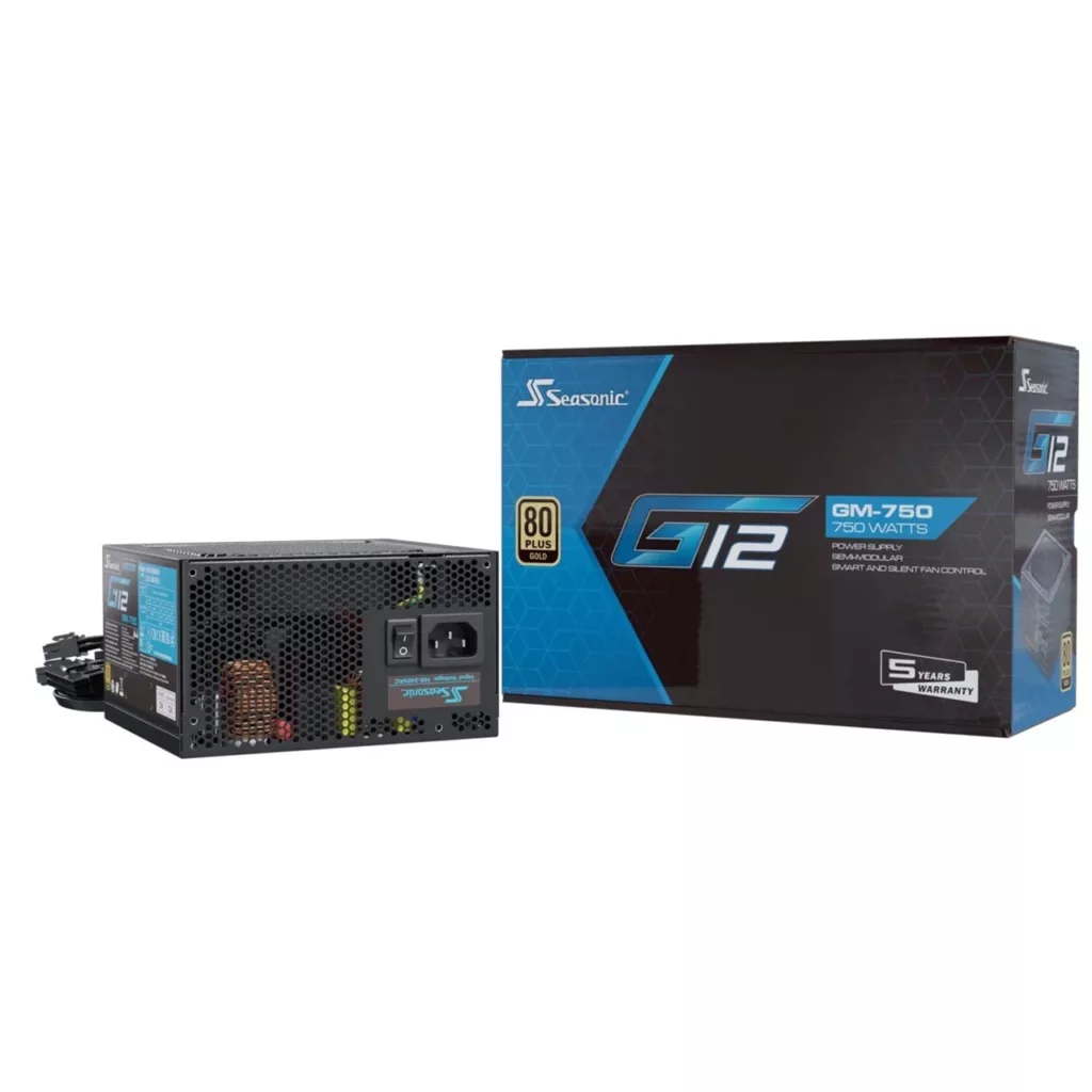 منبع تغذیه کامپیوتر 750 وات سی سونیک مدل G12 GM Gold