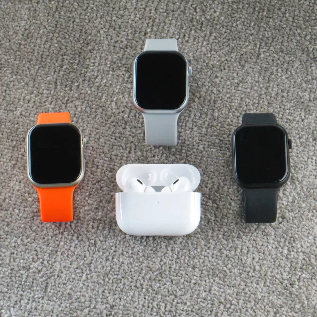 ساعت هوشمند ورنا مدل W45 Max with Airpod pro به همراه هدفون بلوتوثی