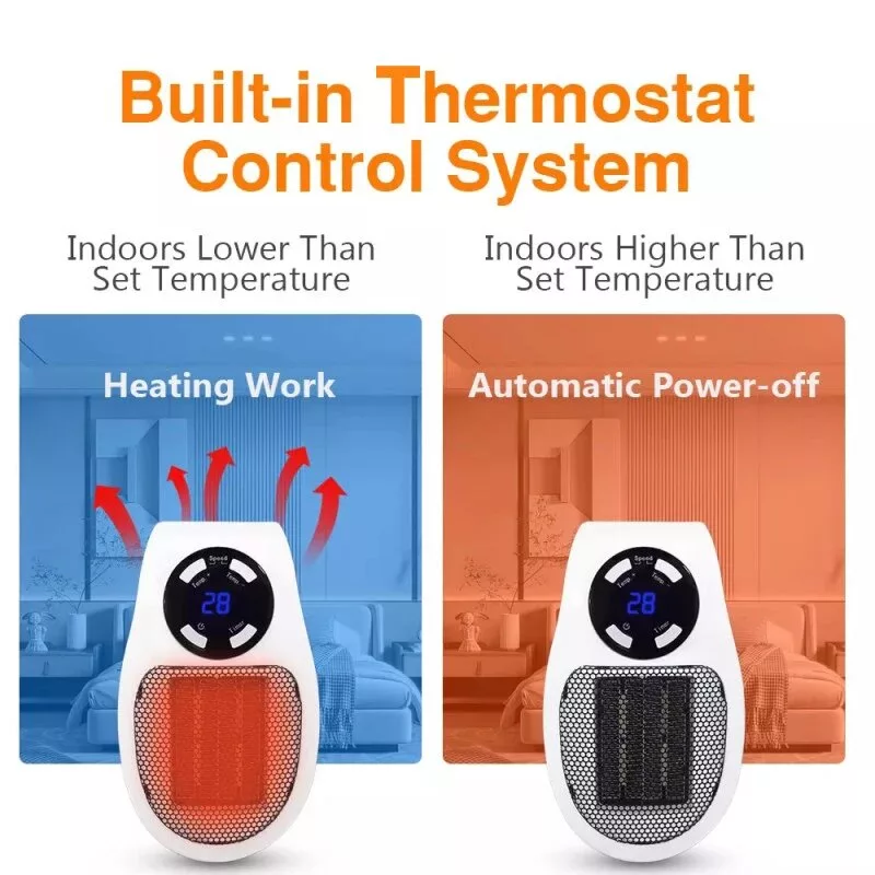 بخاری برقی طرح دیواری مدل portable