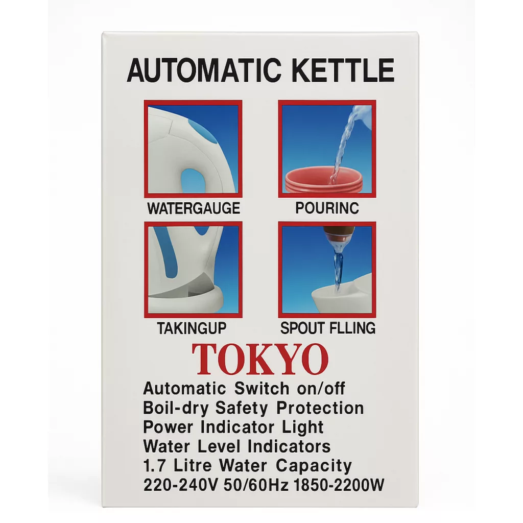 کتری برقی مدل TK-666 گنجایش 1.7 لیتر