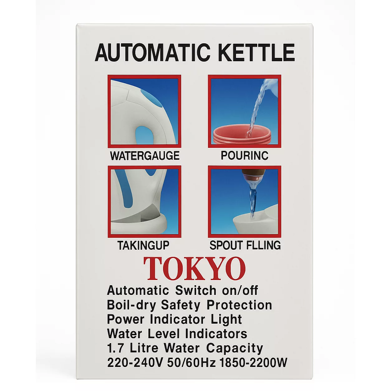 کتری برقی مدل TK-666 گنجایش 1.7 لیتر