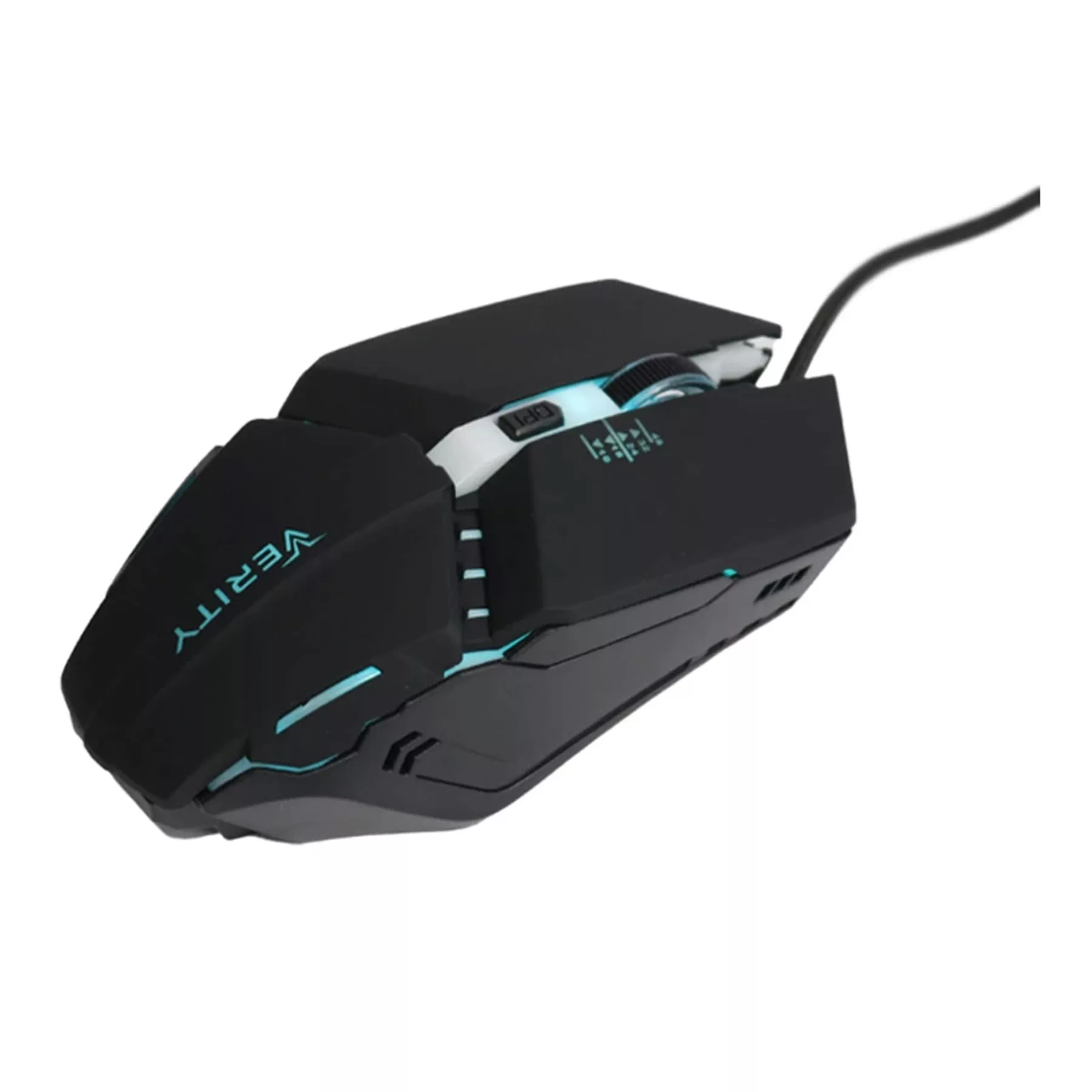 کیبورد و ماوس گیمینگ وریتی مدل V-KB6126GCW، سوییچ ممبران، Full-Size، نورپردازی LED RGB