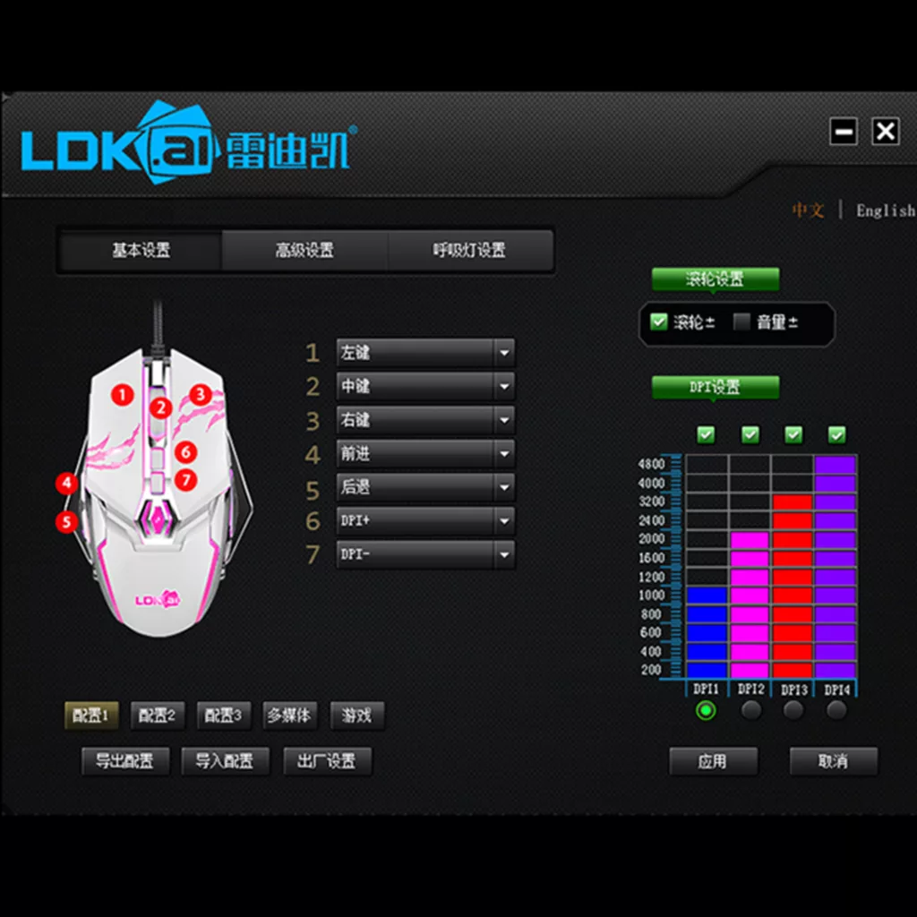 ماوس مخصوص بازی ال دی کی مدل GM60