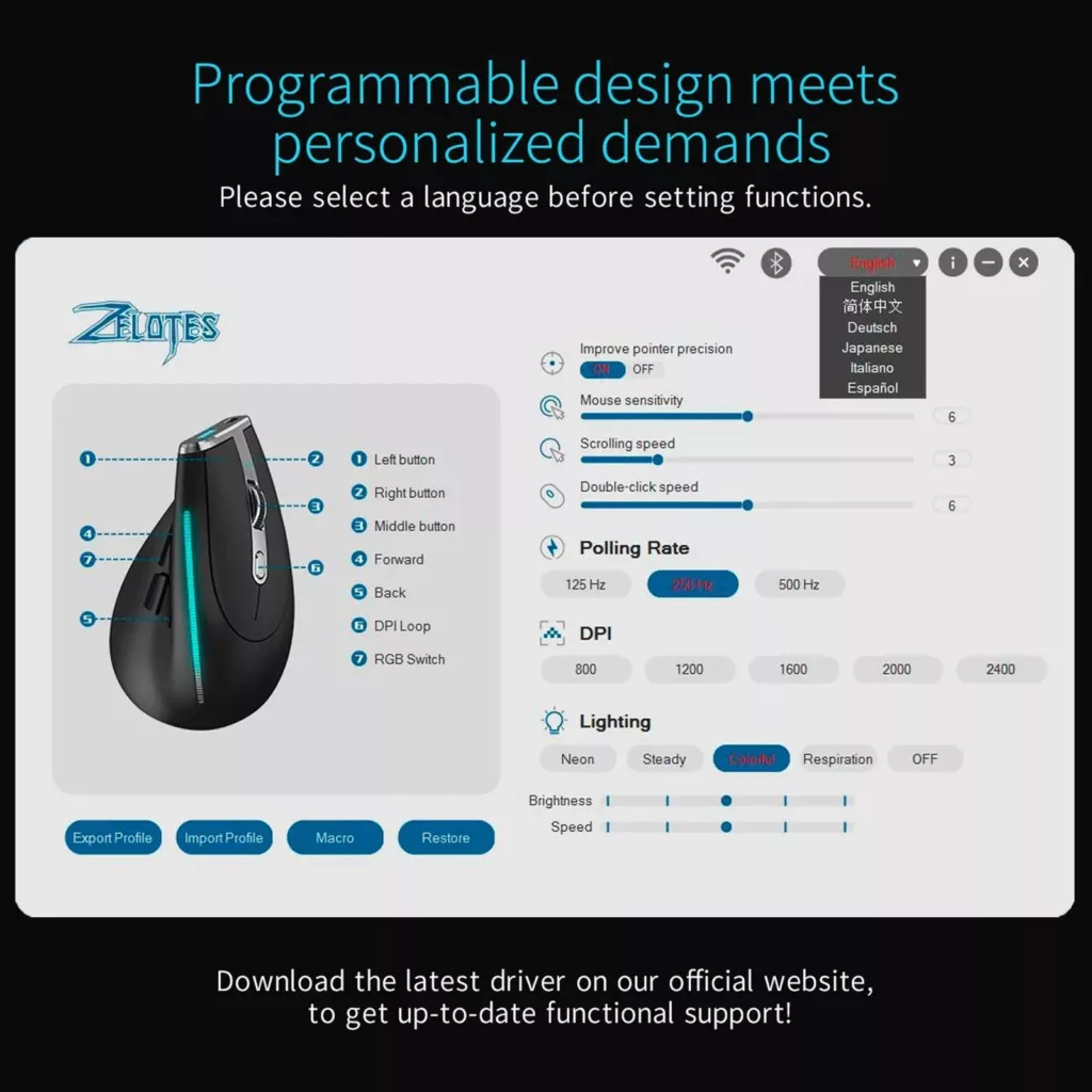 ماوس بی سیم مخصوص بازی زیلوتس مدل F36