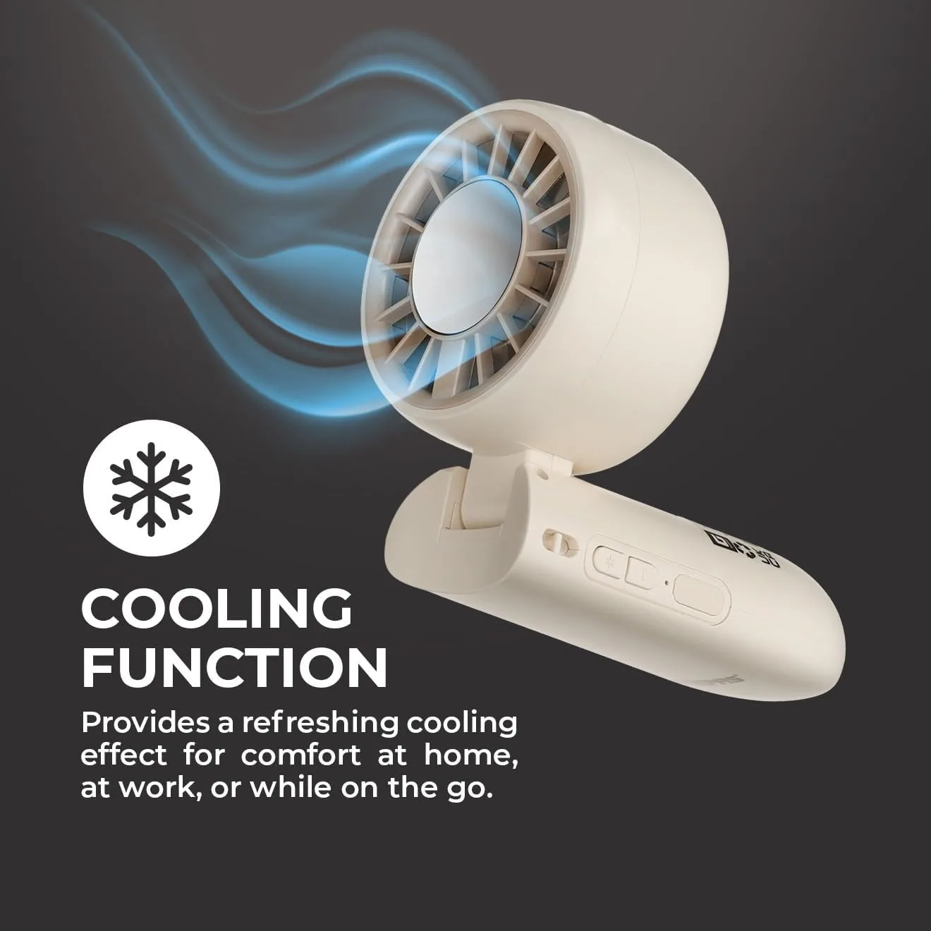 پنکه شارژی جی پاس مدل GF21225 ظرفیت 2000 میلی آمپر ساعت