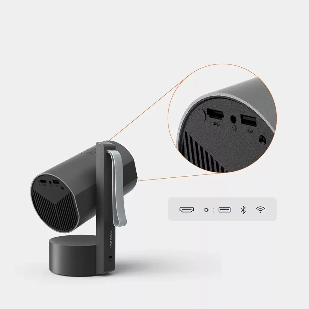 مینی ویدئو پروژکتور پرودو مدل +PD-ETK14-GY HP