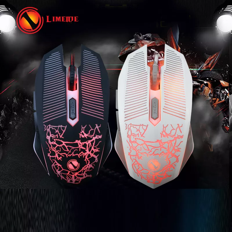 موس مخصوص بازی لایماید مدل RGB-V6 کد GAMING-2024