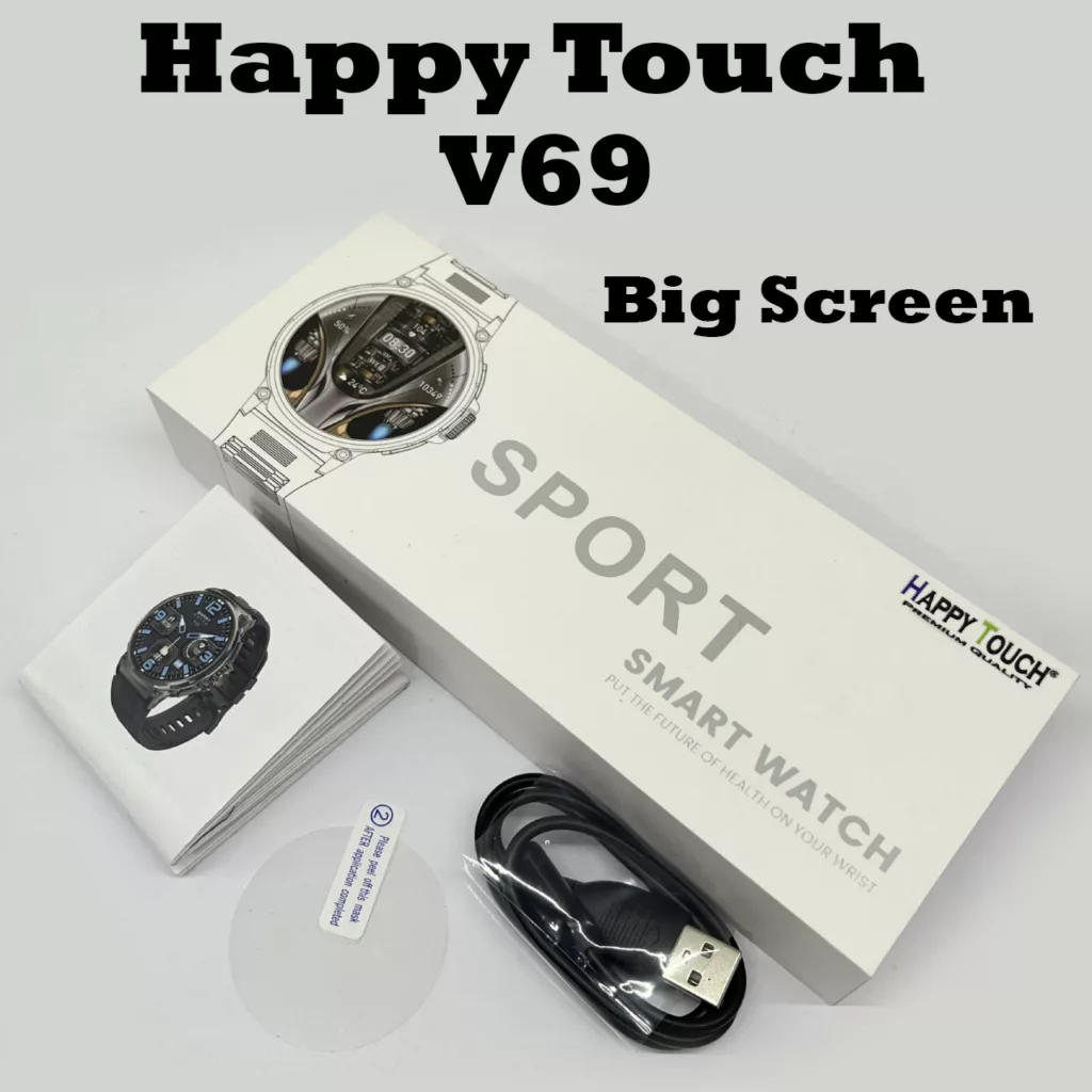 ساعت هوشمند هپی تاچ مدل V69 Big Screen