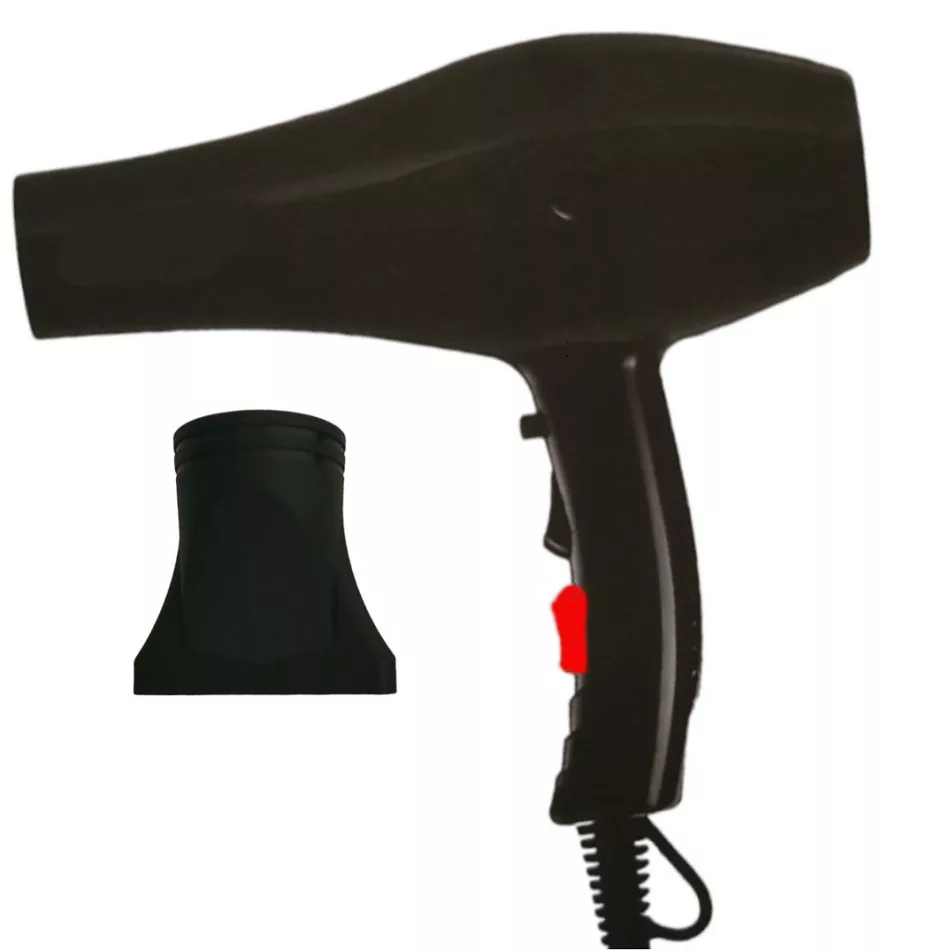 سشوار نیمه حرفه‌ای مدل super power paris، موتور AC، با توان مصرفی 9000 وات، دارای قابلیت صاف‌کننده، فناوری تولید یون، وزن 600 گرم