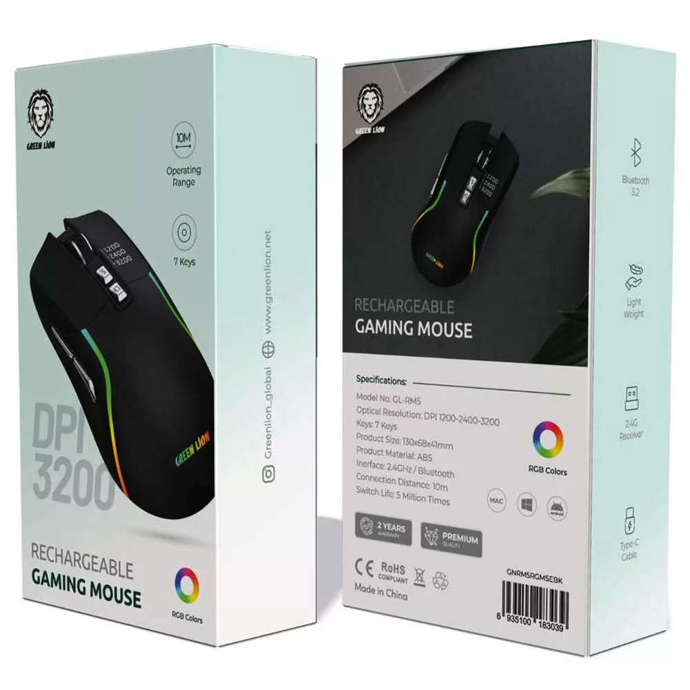 ماوس بی سیم گرین لاین مدل GNRM5RGMSE