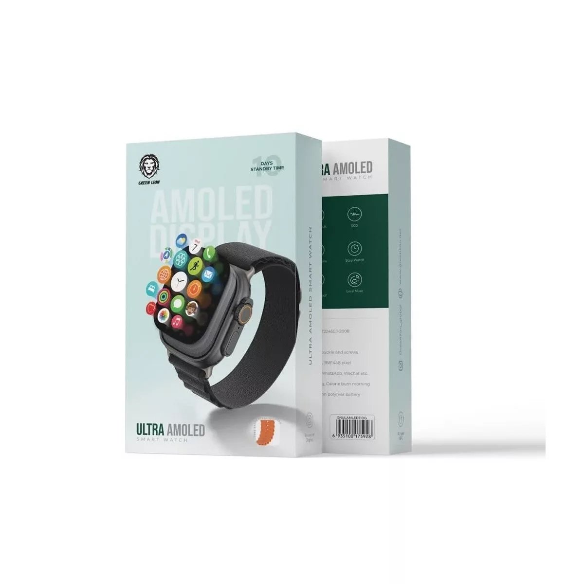 ساعت هوشمند گرین لاین  مدل MSU PORTABLE AMOLED ULTRA