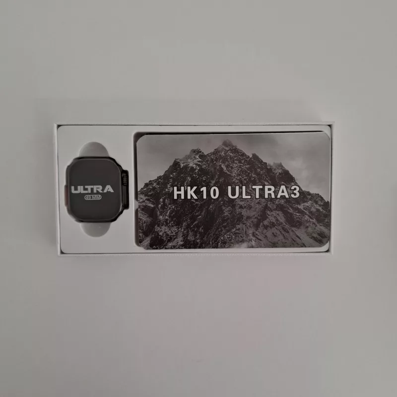 ساعت هوشمند ویرفیت مدل HK10 ultra3، سایز۴۹، دارای قابلیت های کنترل موسیقی، شمارنده ضربان قلب، گام شمار، قابلیت مکالمه مستقیم، پشتیبانی از زبان فارسی، بند سیلیکون