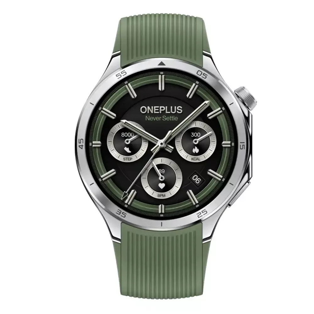 ساعت هوشمند 1.5اینچی  وان پلاس مدل WATCH3 با بند  سلیکونی