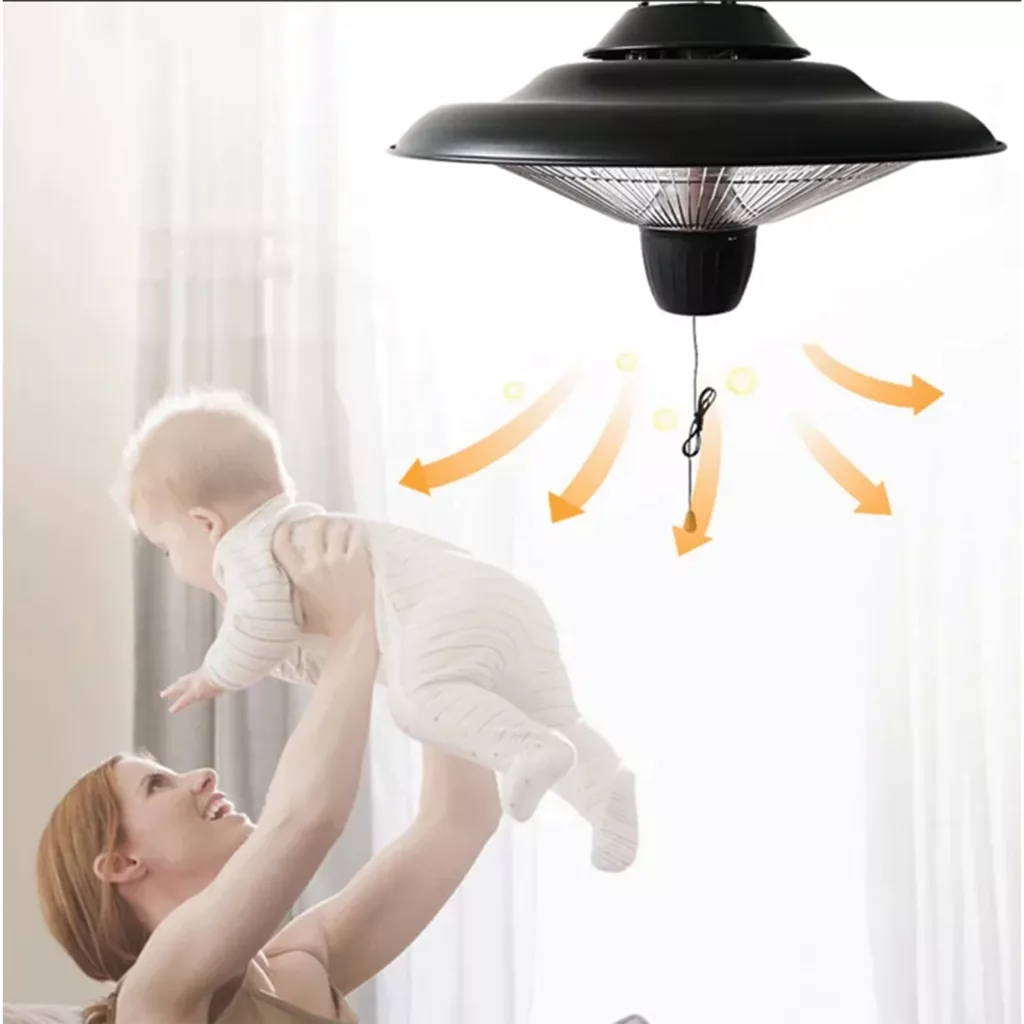 بخاری برقی سقفی مدل المنتی کد KB1