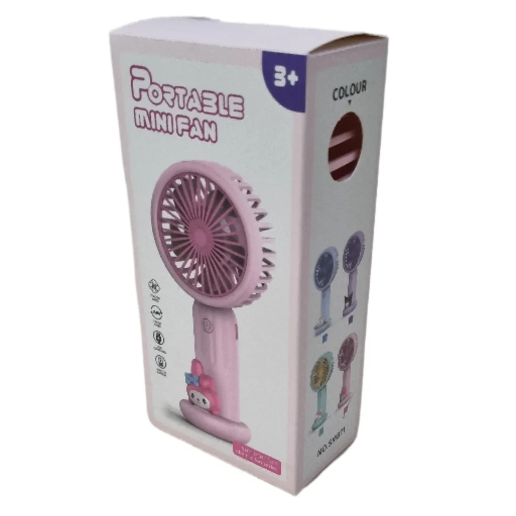 پنکه شارژی مدل کرومی طرح سه حالت باد