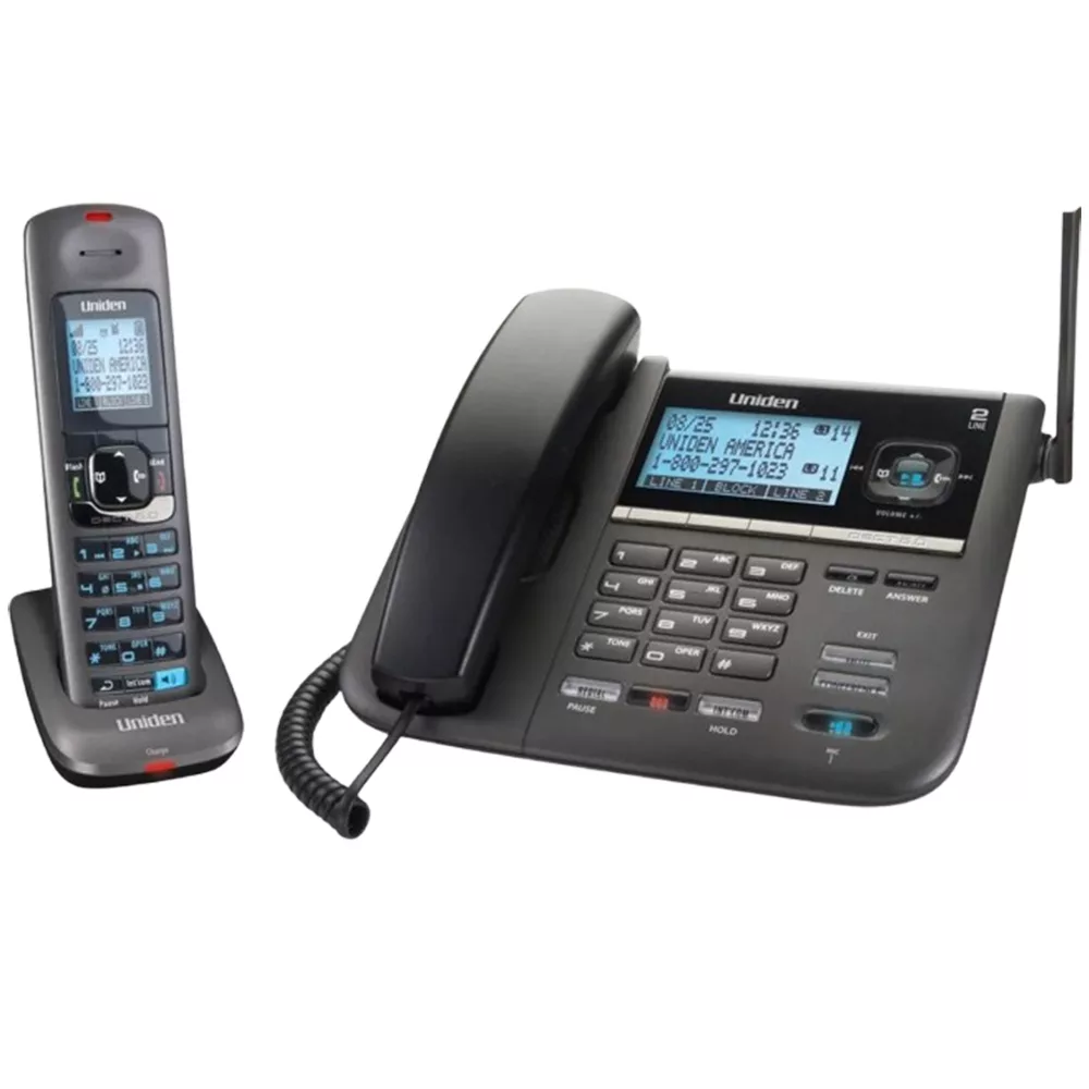 تلفن بی سیم و رومیزی دو خط یونیدن مدل DECT4096