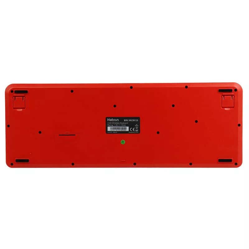 کیبورد و ماوس بی سیم هترون مدل HKCW135، سوییچ ممبران، Full-Size