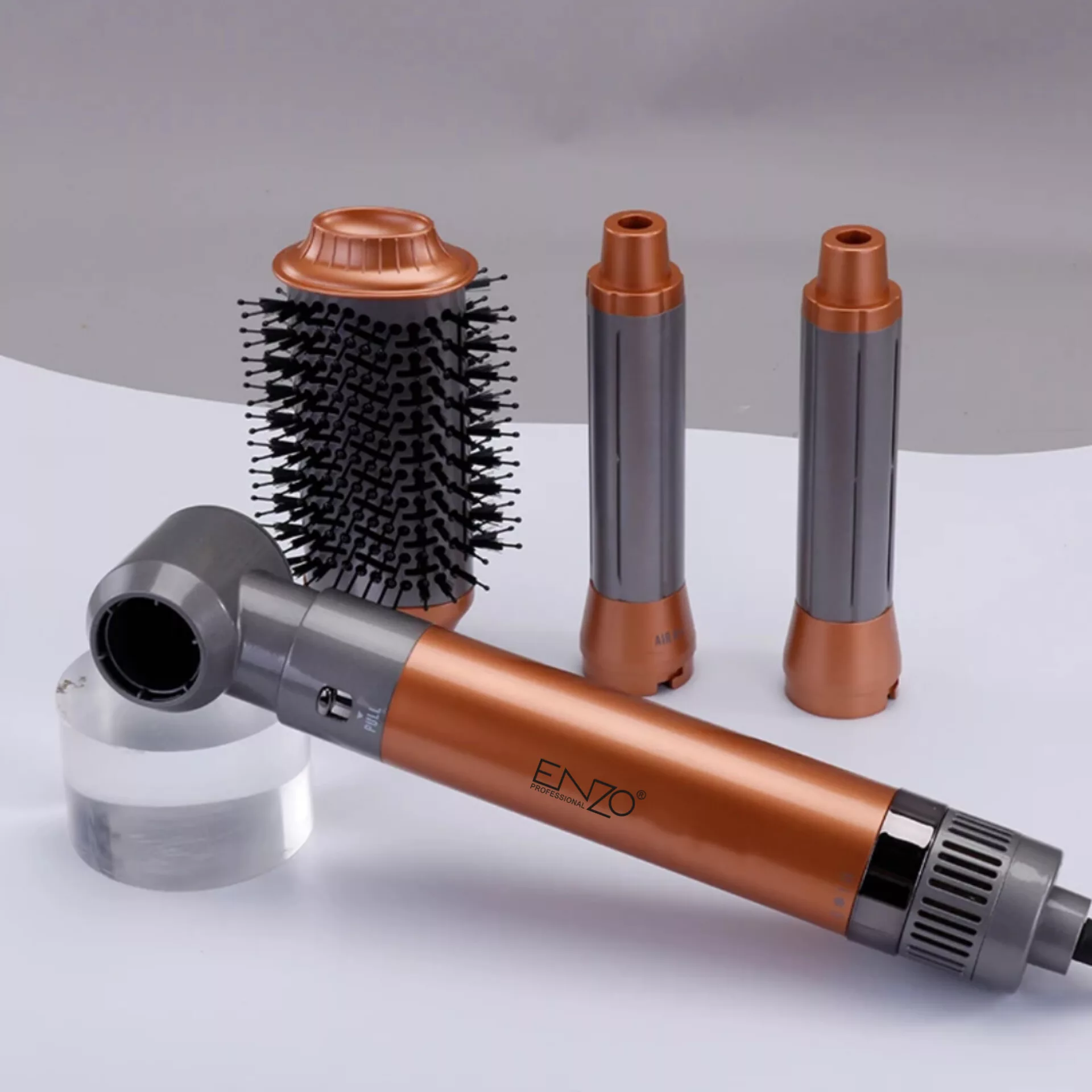 سشوار برس دار حالت دهنده انزو پروفیشینال مدل 4131