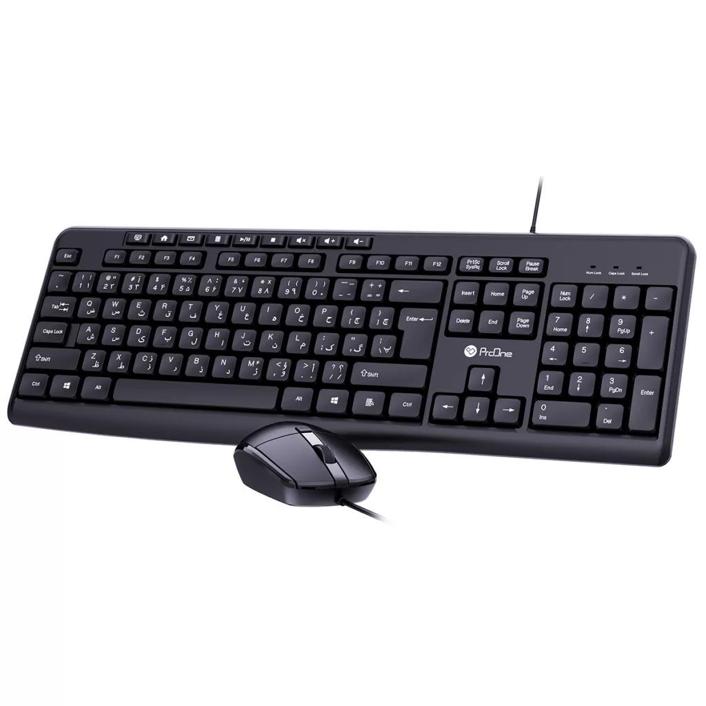 کیبورد و ماوس با سیم پرووان مدل PMK30