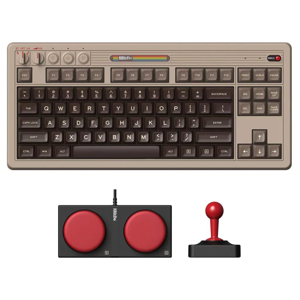 کیبورد گیمینگ ایت بیت دو مدل 8BitDo Retro C64