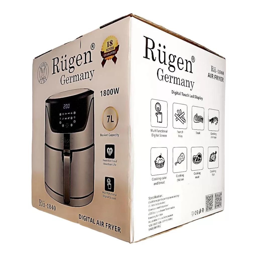 سرخ کن بدون روغن روگن مدل Rü-1840