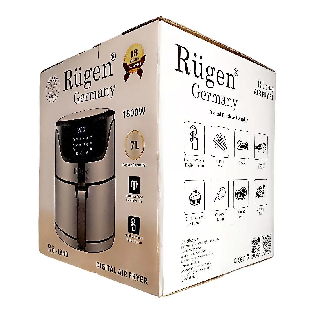 سرخ کن بدون روغن روگن مدل Rü-1840