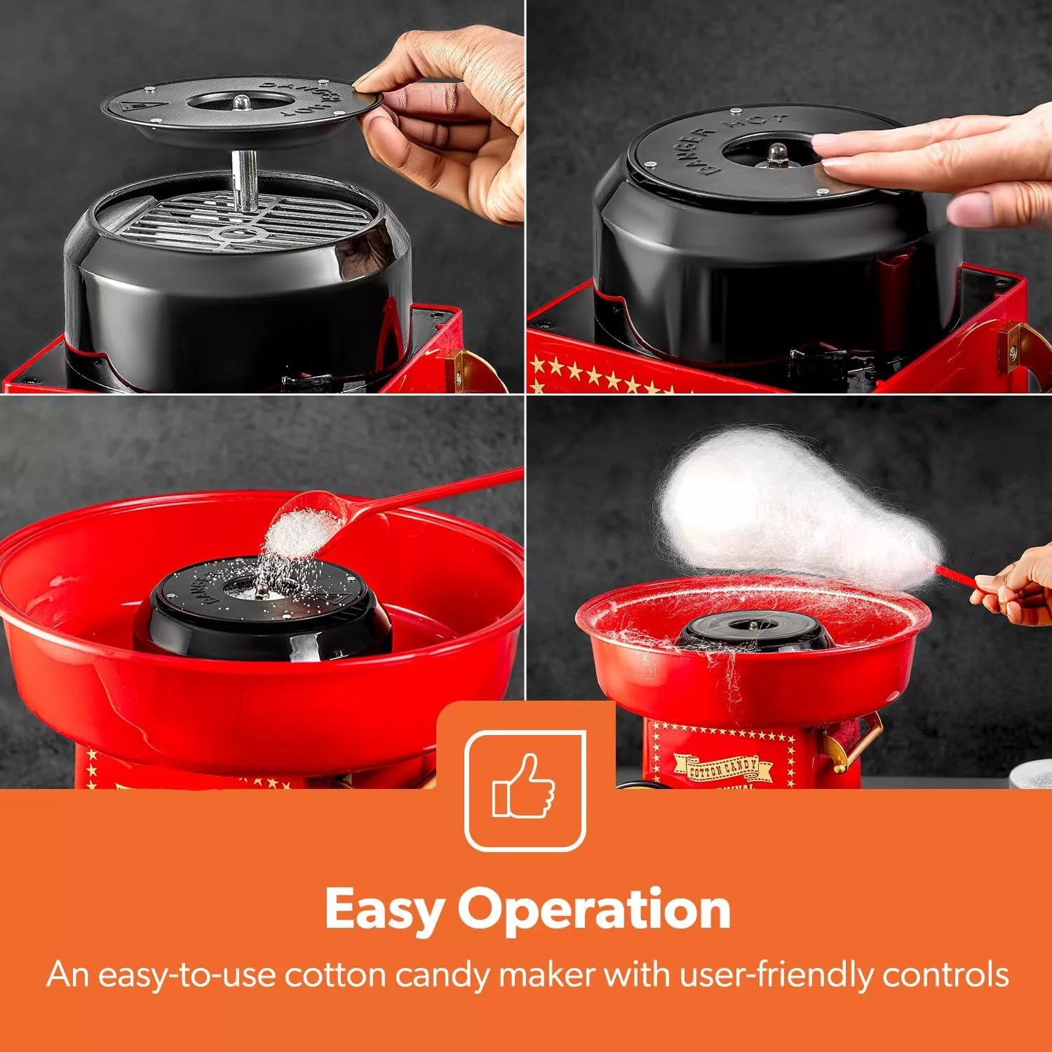 پشمک ساز مدل GCM831