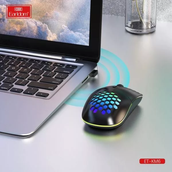 ماوس بی سیم مخصوص بازی ارلدام مدل KM6