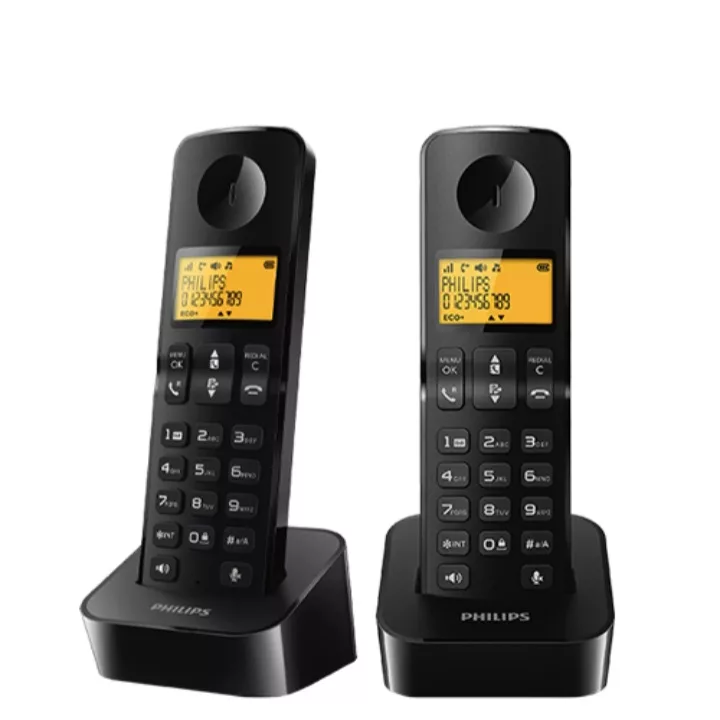 تلفن فیلیپس بی سیم دو گوشی فیلیپس مدل D210 Duo