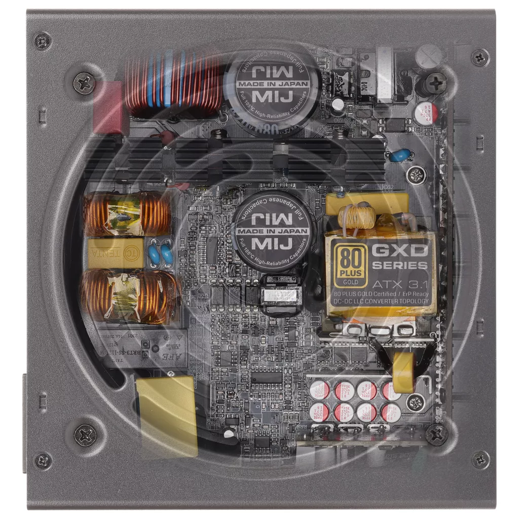 منبع تغذیه کامپیوتر 850w وات گرین مدل GP850B-GXD