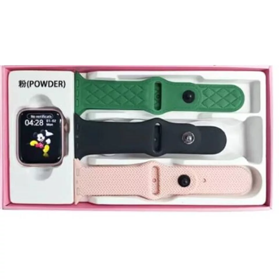 ساعت هوشمند مدل WS 70 Mini دارای قابلیت پشتیبانی از زبان فارسی در منو و سیستم عامل به همراه بند سیلیکونی