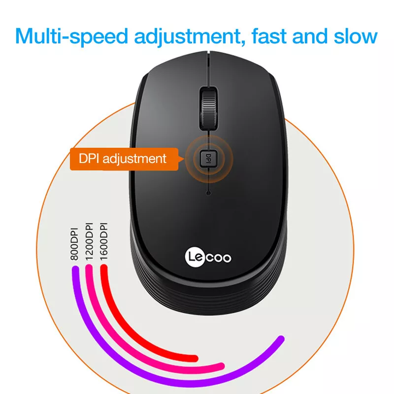 ماوس بی سیم لنوو مدل Lecoo WS202